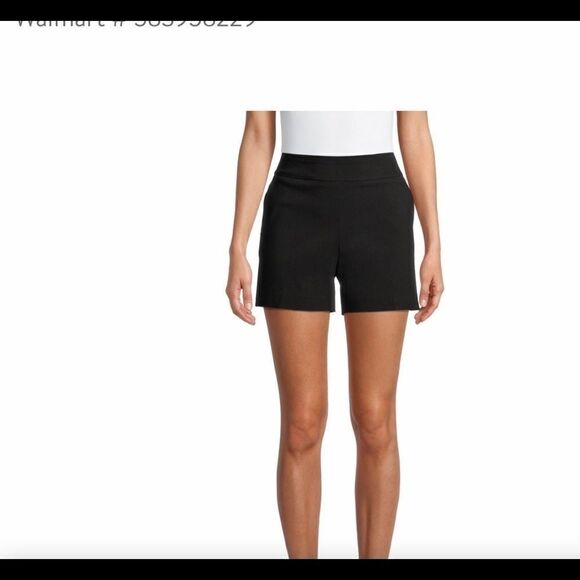 NWT time and tru black shorts size 4 school nice - Picture 1 of 9